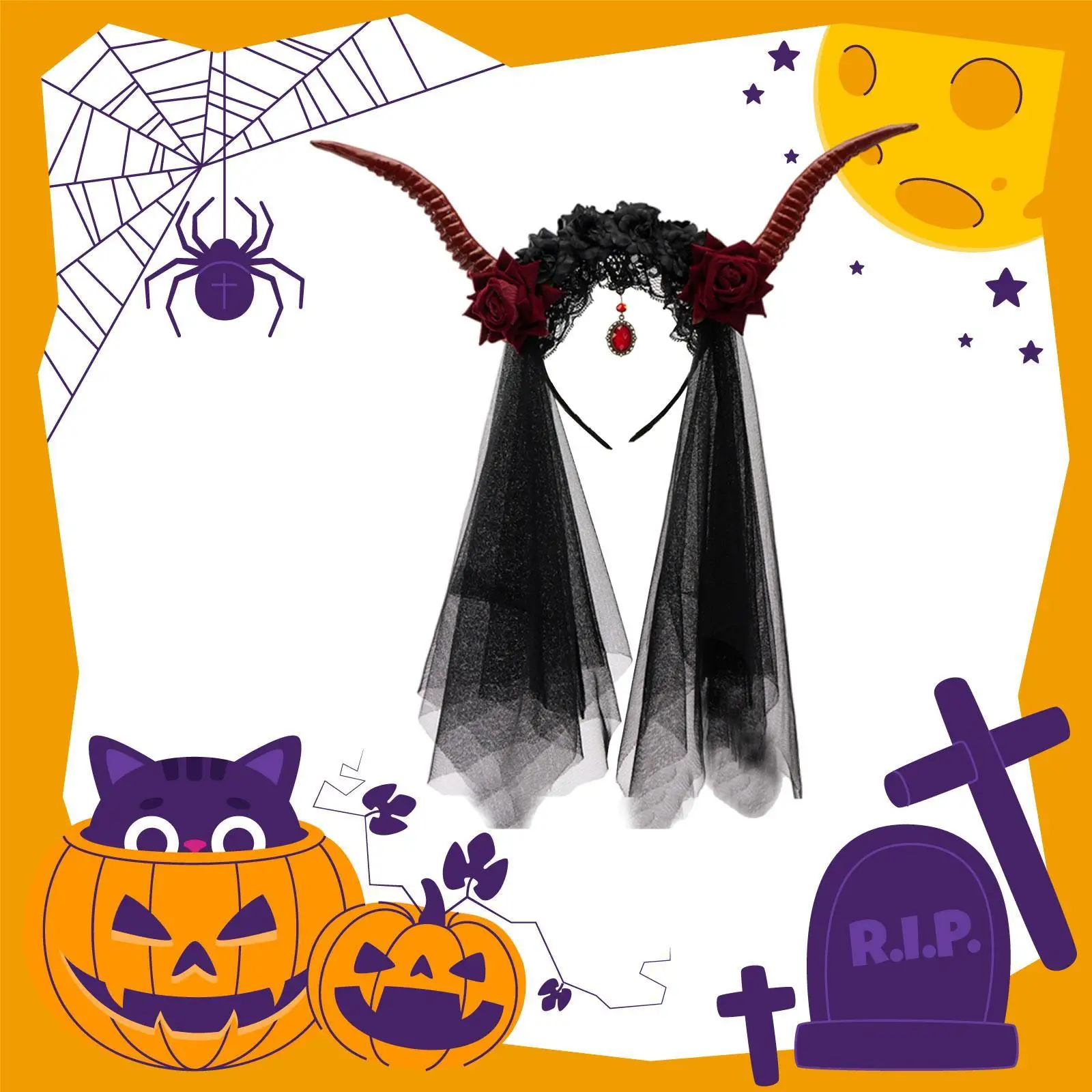 ที่คาดผมตกแต่งผมห่วงหัตถกรรมเสื้อผ้าที่คาดผมสุทธิสําหรับการเล่นตามบทบาท