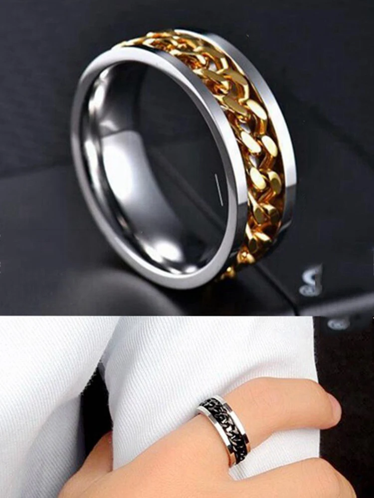 Fashion Jewelry Accessories Star Moon Stainless Steel Rings for Women Hip Hop Rock Unisex Finger Ring Punk Gift