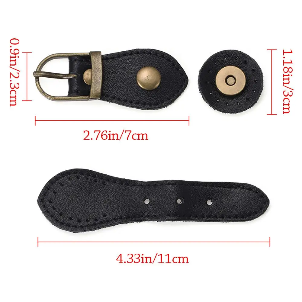 جديد خمر حقيبة المشبك الجلود خياطة على المفاجئة المعدنية DIY محفظة مشبك زر حقيبة اليد