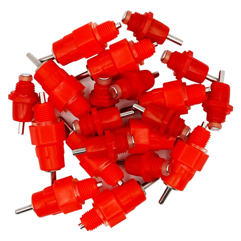 10/15/20/50 Pcs Huhn Tränke Nippel Trinker Wachtel Taube Tränke Nippel Automatische Wasser Frühling Typ Geflügel landwirtschaft Liefert – Detail 7