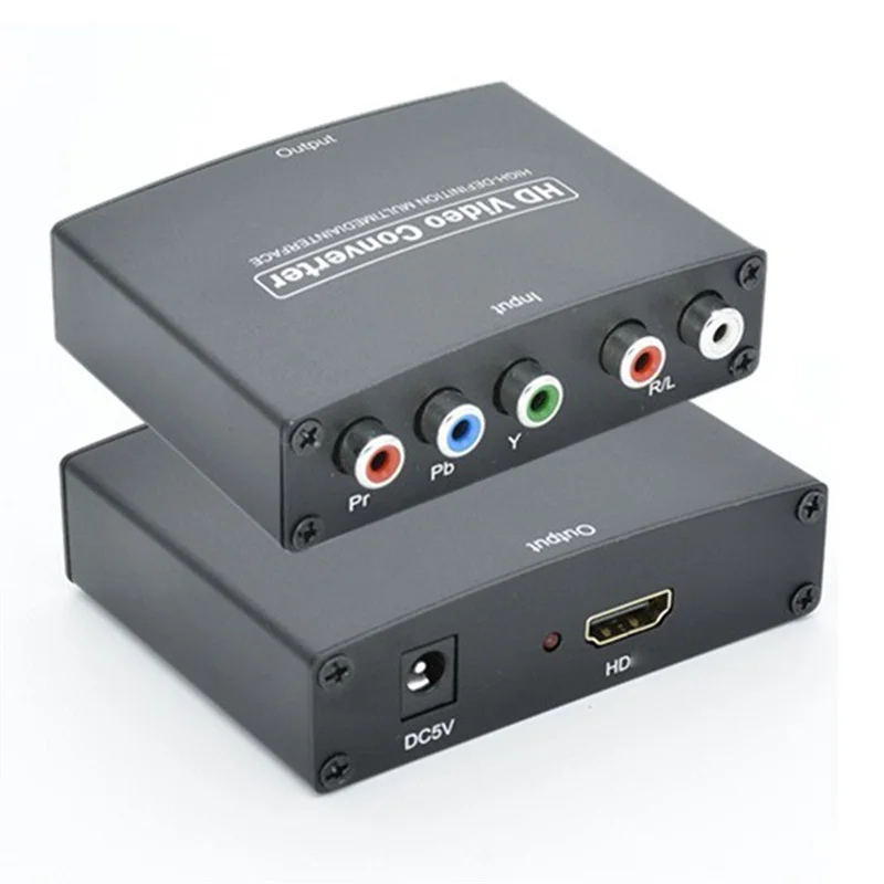 Ypbpr to HDMI Component to HDMI-Compatible HD Converter Ypbpr+L/Raudio to HDMI-Compatible Converter HOT