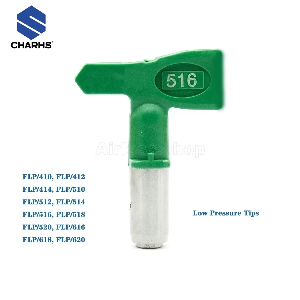 Airless Nozzle Low Pressure Fine Finish Tip 5&6 Series 512/516/520/616 For Airless Spray Guns and FLP Tips High Quality Sprayer