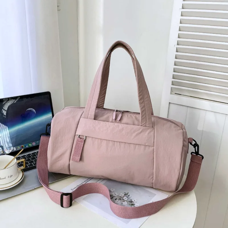 025 Hot Seller Women's Travel Bag Fashion Shoulder Bag Fitness Yoga Bucket Bag Large Capacity Travel Leisure Portable Luggage