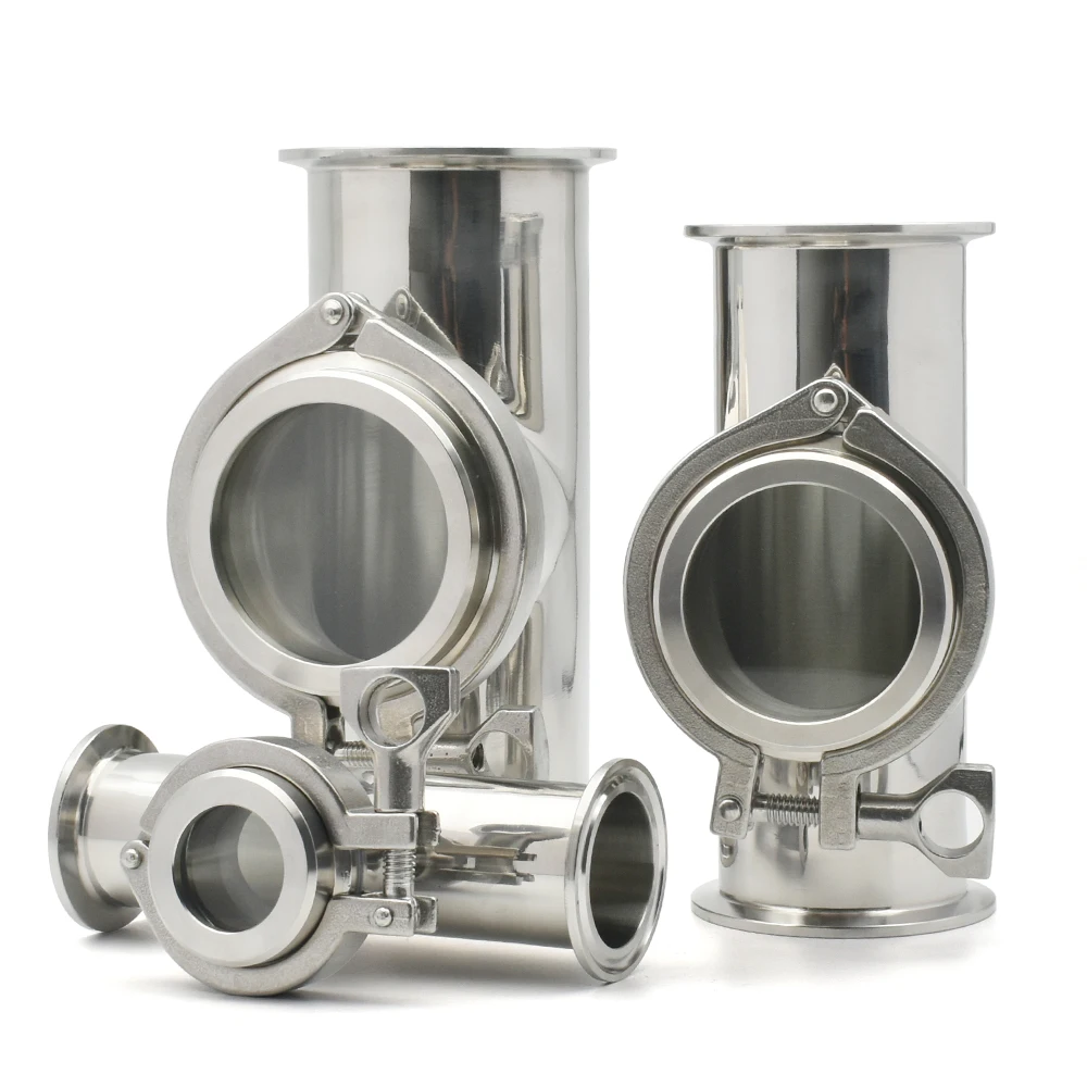 

1.5" -4 "sanitary Flow Pipe Optic Diopter Tube Outer Diameter 38-102mm,sus304 Stainless Steel Accessories Made By Ourselves