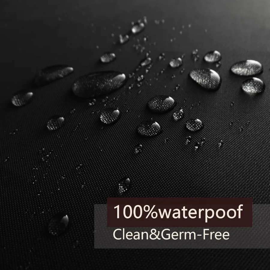 أسود دش الستار بطانة 4G PEVA دش بطانة البلاستيك دش مقاوم للماء الستائر 72x72 بوصة مع ثقوب جروميت 3 المغناطيسي وي #5