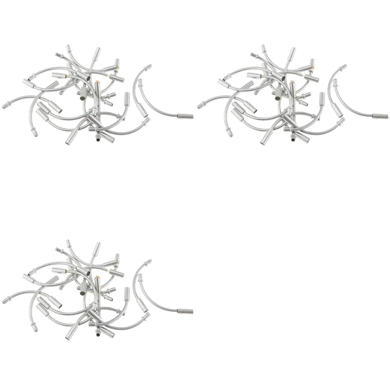 150 قطع الدراجة للطي الدراجات الخامس الفرامل المعكرونة الخطي سحب كابل فرامل يد دليل خرطوم 90 درجة دراجة الفرامل أجزاء