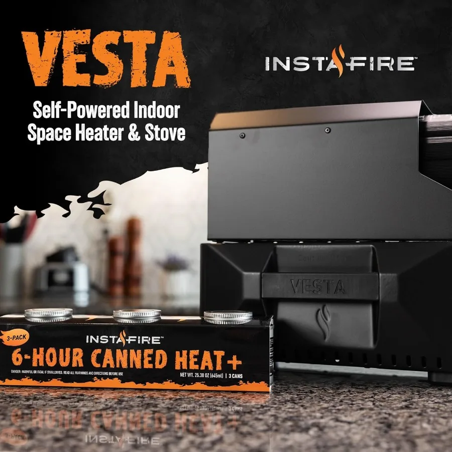 سخان وموقد للتخييم الداخلي والخارجي مدمج خارج الشبكة للاستخدام في حالات الطوارئ، حل تسخين محمول فعال لـ O