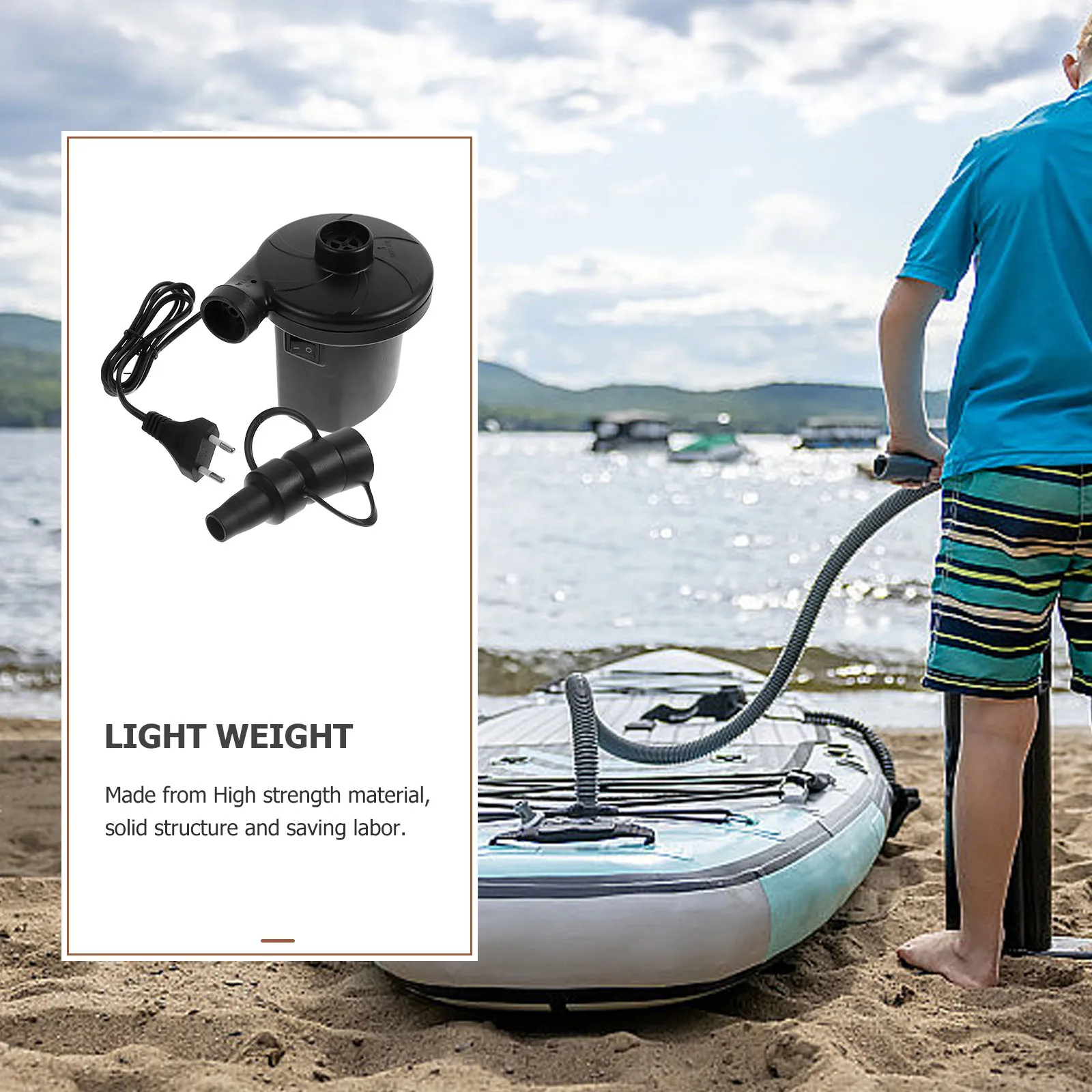 

3 Air Pump For Inflatables Mattress Air Pump For Inflatable Beds Boats Mattresses Quick Inflate Deflate Outdoor