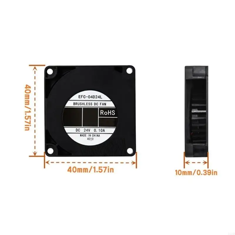 N1HD Enhances Heat Dissipation 4010 Cooling Fan For Ender 3 Printer Quiet Operations Blower FAN