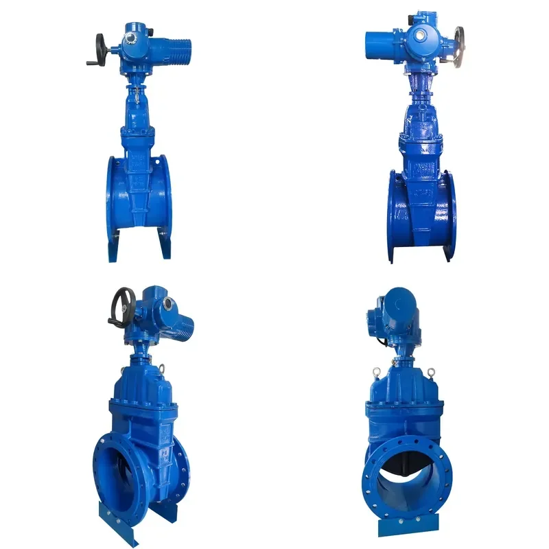 Z945X-16Q Electric Ductile Iron Flanged Soft Seal Gate Valve with Elastic Seat Sealing for Water Remote Regulation