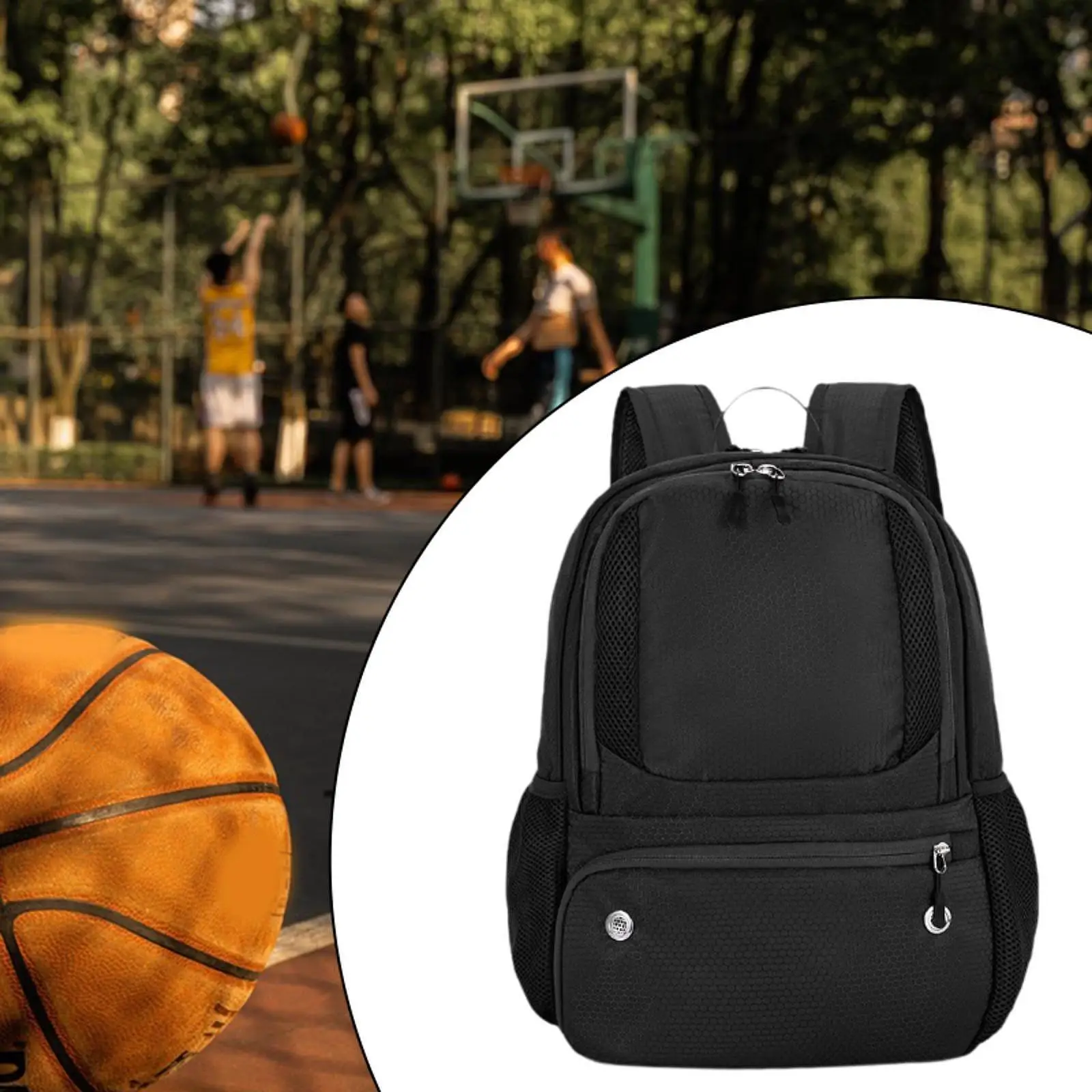 

Basketball Training Backpack with Adjustable Shoulder Straps Football Knapsack
