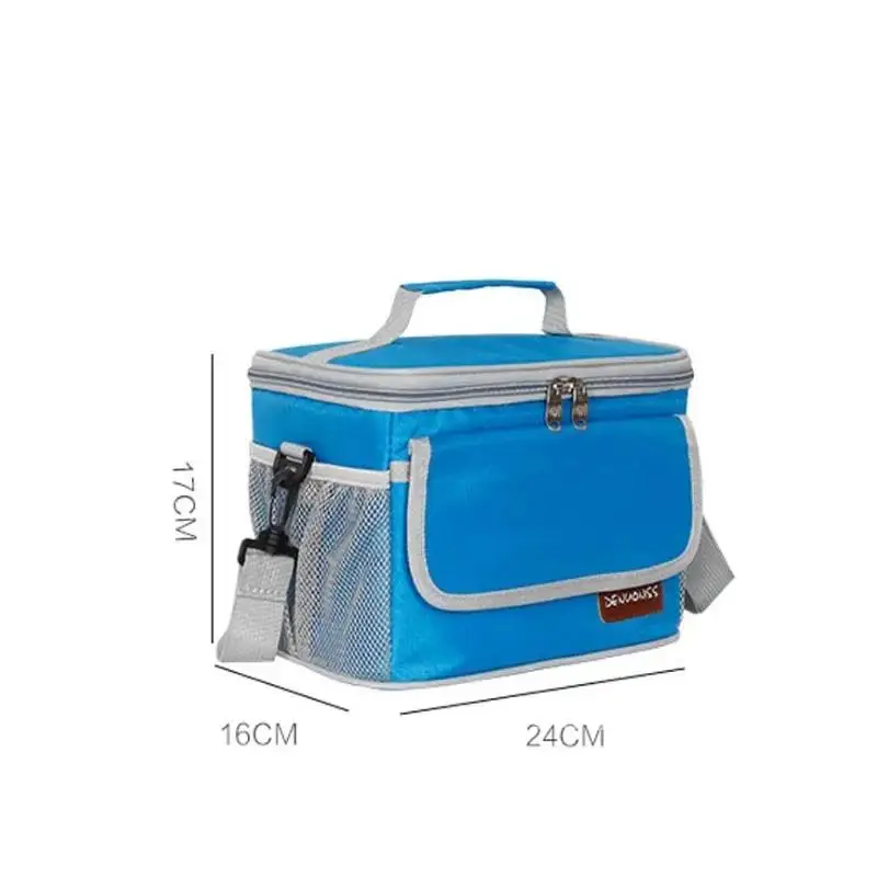 Portable Insulated Bags Women Food Waterproof and Leakproof Cooler Fridge Picnic Men Bento 6L Bag Work Thermal Lunch EVA Outdoor