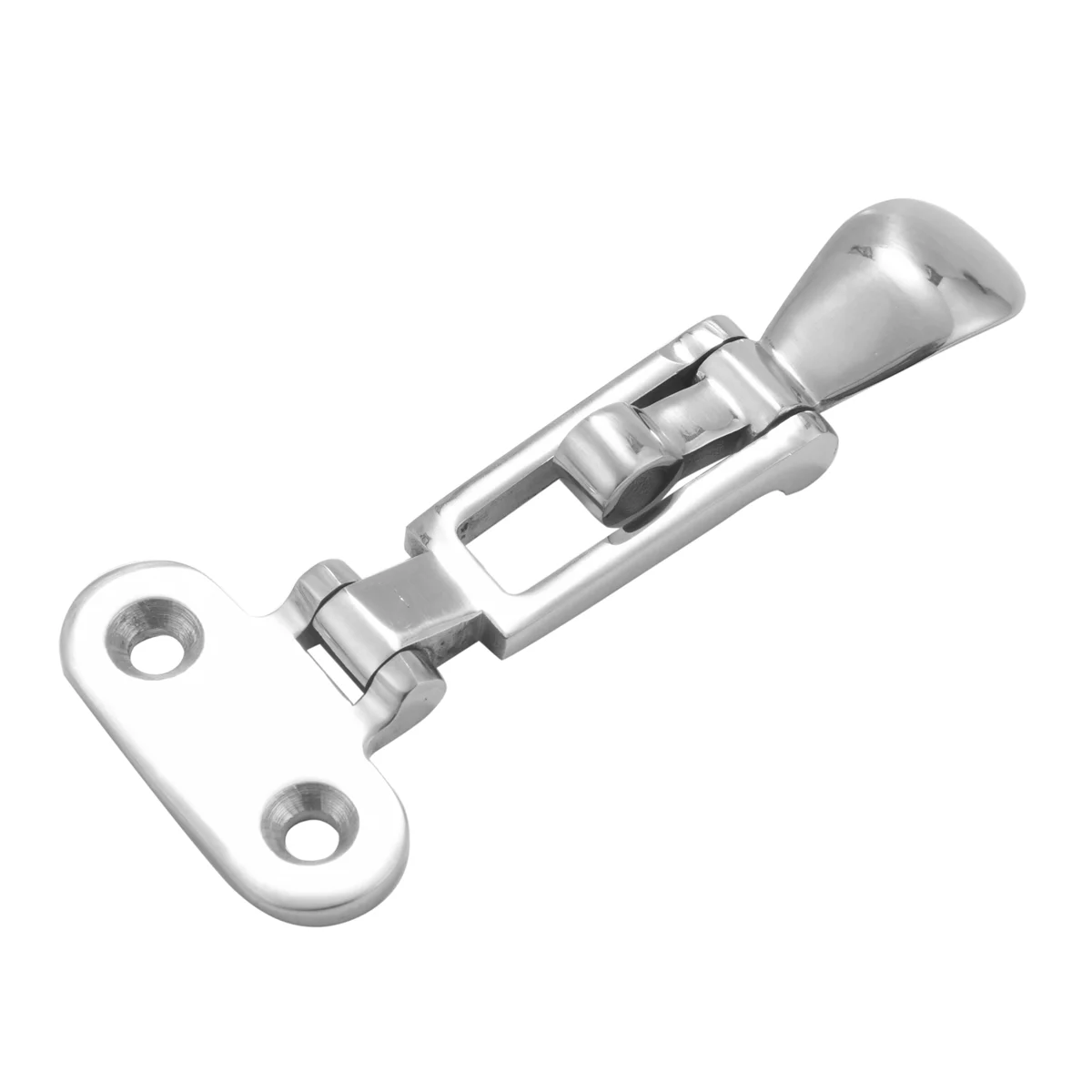 10Pcs Marine Boat Deck Lock Hasp 316 Stainless Steel Lockable Hold Down Clamp Anti-Rattle Latch