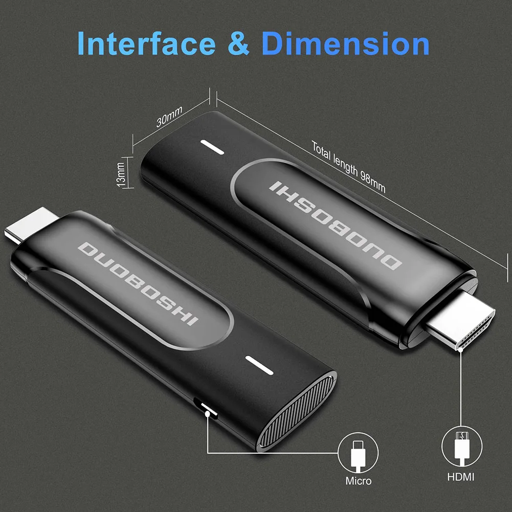 Androids 11 TV Dongle With 4K Streaming High-Definition Medias Player For Television Game