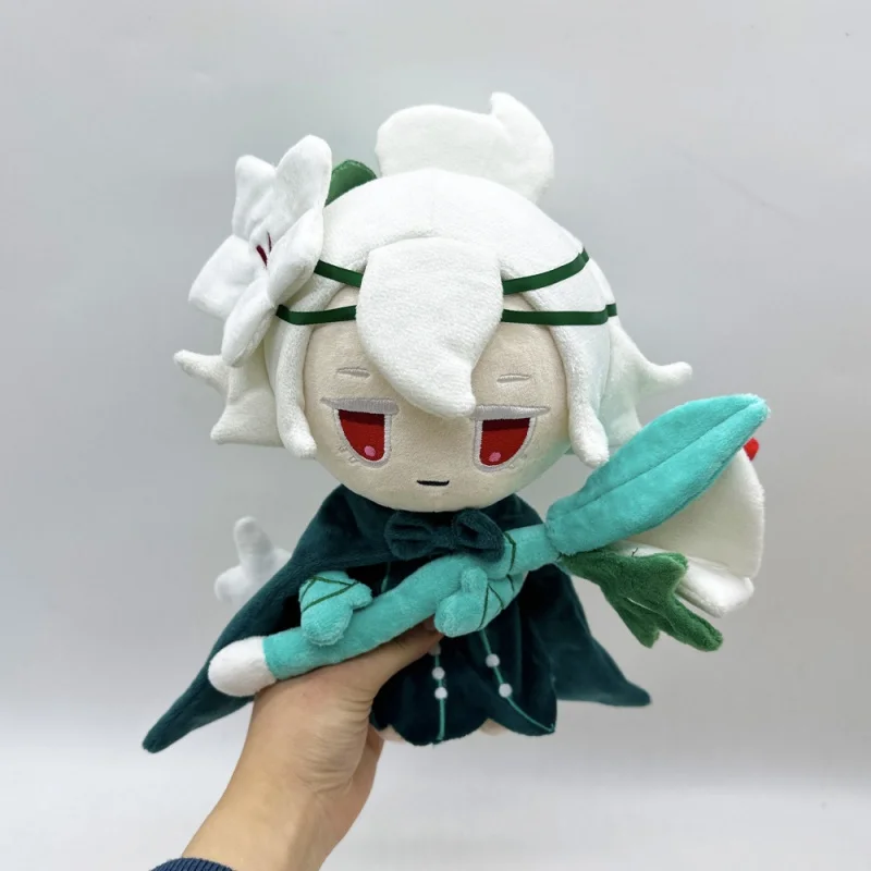 

Cookie Run Kingdom White Lily Cookie Plush Doll Plushies Stuffed Toys Bedroom Decor Kids Christmas Birthday Gifts