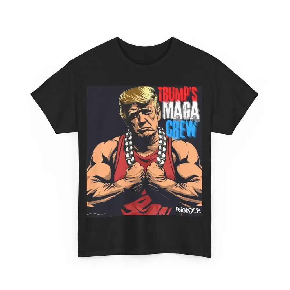 Trump's MAGA Crew T-Shirt by Ricky P