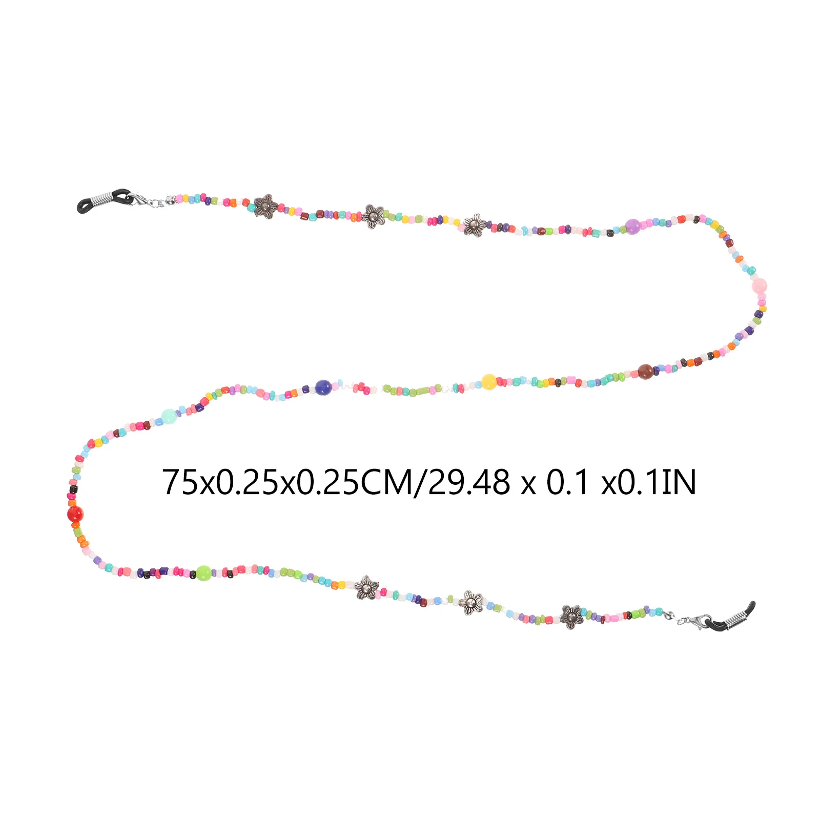 

Glasses Chain Eyewear Retainer Adjustable Colorful Women Fashion Strap Rubber Holder Long Life Glasses Accessories Travel Sports