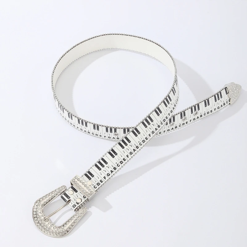 

A52E Elegant Women's PU Belt Durable Metal Closure Casual Formal Outfit Essential