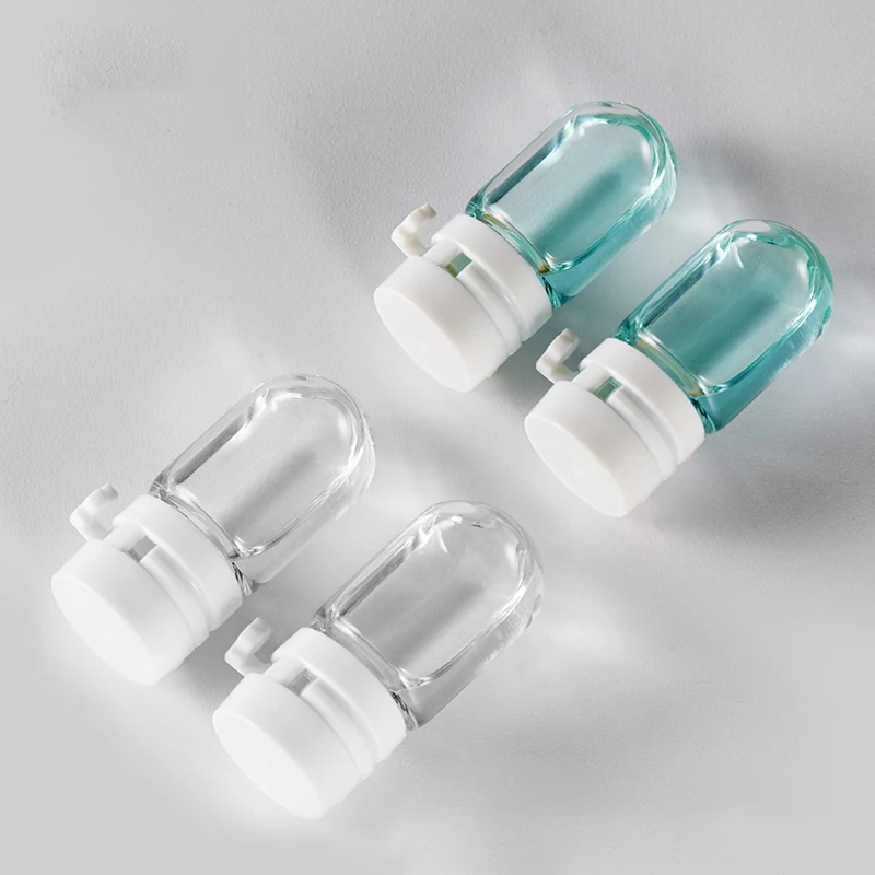 10Pcs 메이크업 리무버 미니 유리병 1.5ml 여행 샘플 에센셜 오일 에센스 액체 스킨 케어 화장품 빈 병