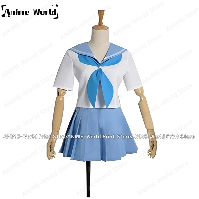 《Custom Size》Anime Mako Mankanshoku Uniform Dress Cosplay Costume Any Size Christmas Party Halloween Uniform