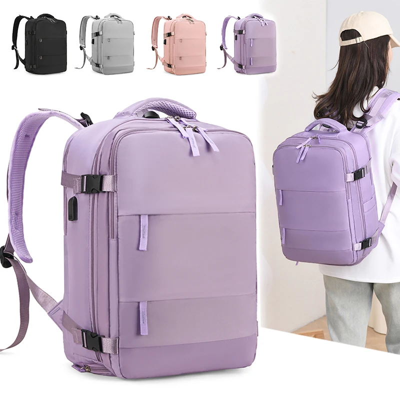 

Multi Functional Business Travel Backpack Large Capacity With Independent Shoe Compartment Travel Backpack Laptop Bag
