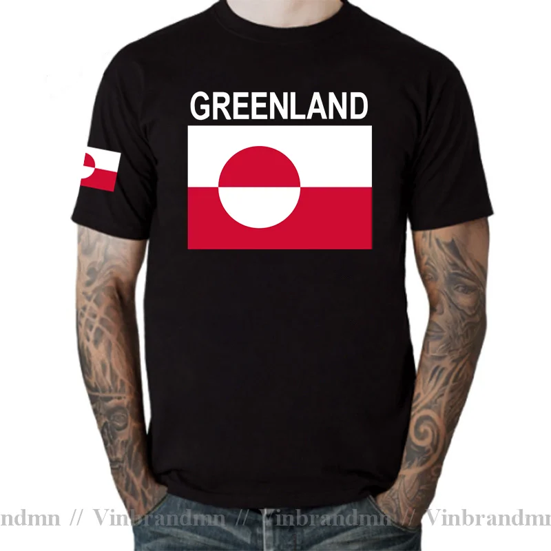 Groenlandia Greenlandic Grl Maglietta Da Uomo Jersey Hip Hop Nazione T-Shirt In Cotone Fitness Marchio Paese Bandiera Vestiti Tees Estate Nuovo 02