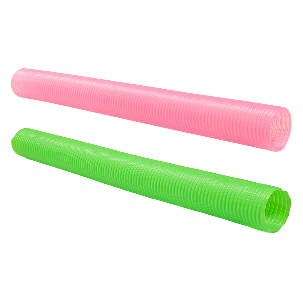 

2pcs Pet Training For Small Animals, Expandable Foldable Hamster Tunnel Toy, Portable Plastic Play Tube For Rabbits Rats