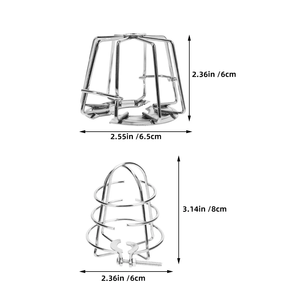 2Pcs Fire Sprinkler Cover Robust Protection Sprinkler Head Cage Heavy Duty Guard Fire Alarm Cover Wall Cage Mount