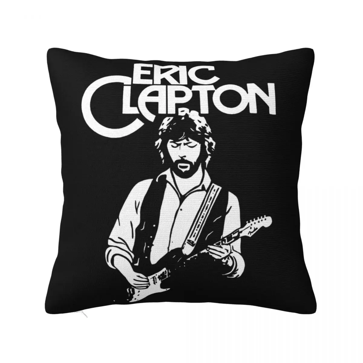 Eric Clapton Guitarist Man Singer Music Tour 2019 Black S 2Xl Kawaii Cotton Present Pillow Case