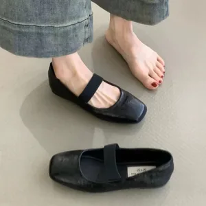 NEW Women's oes Soft Bot Slip-On Faionable with Skirts Retro Sle Spring Autumn Season Flat Heel