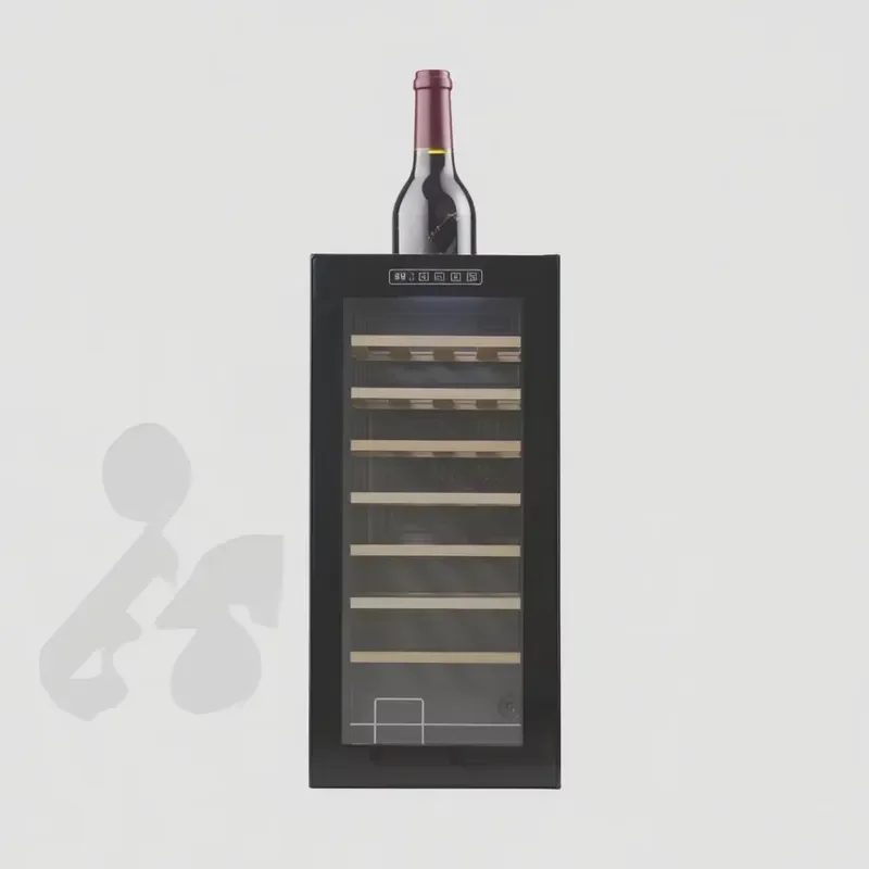 150L Smart Electric Wine Cooler Beverage Refrigerator Glass Door Standing Fridge for Home Hotel Bar Drink Storage
