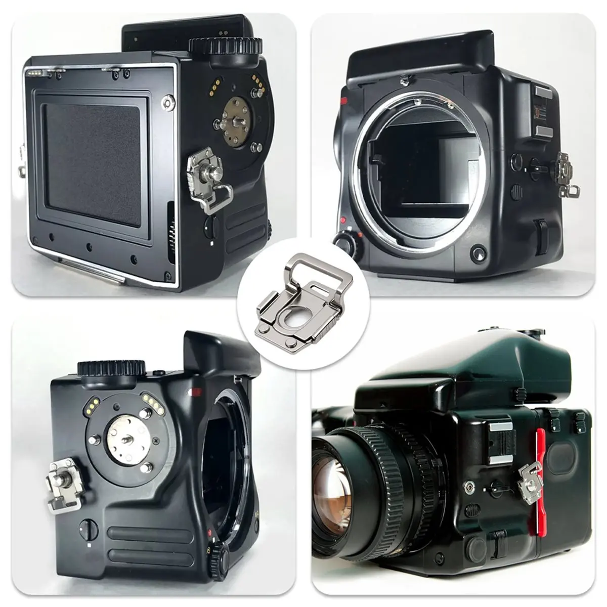2pcs Lugs Shoulder Strap Adapter Clips for Mamiya 645 Pro/Pro TL/Super Camera Strap Clasp