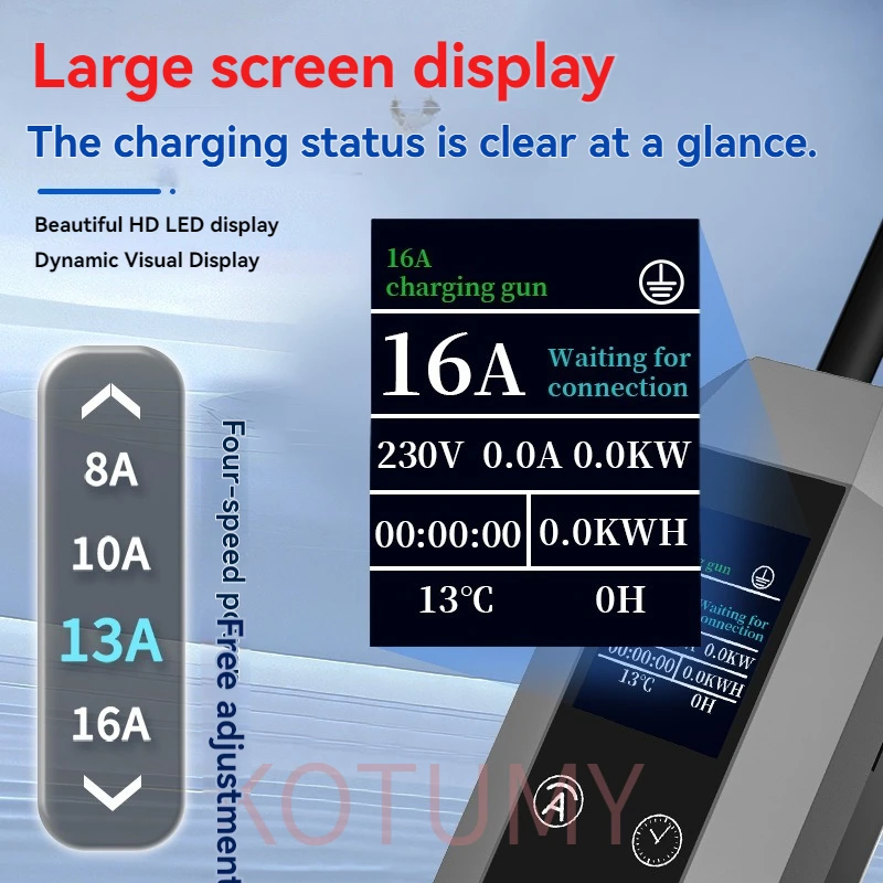 New energy vehicle 7KW charging pile, AC electric vehicle shared household charging station manufacturer