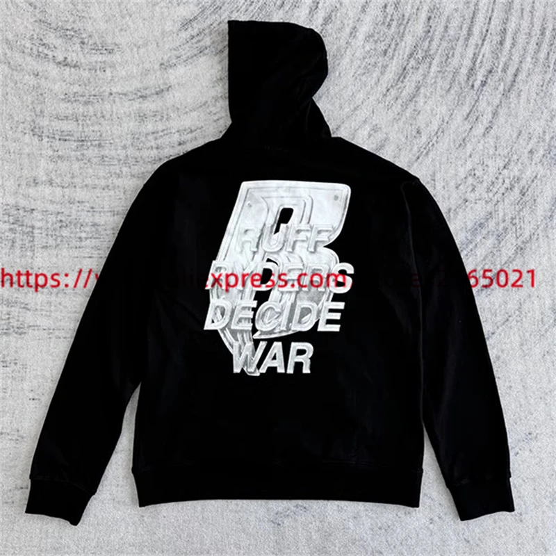 WHO DECIDES WAR Hoodie Men Women Best Quality heavy fabric Unisex Street Rock Band Print Pullover