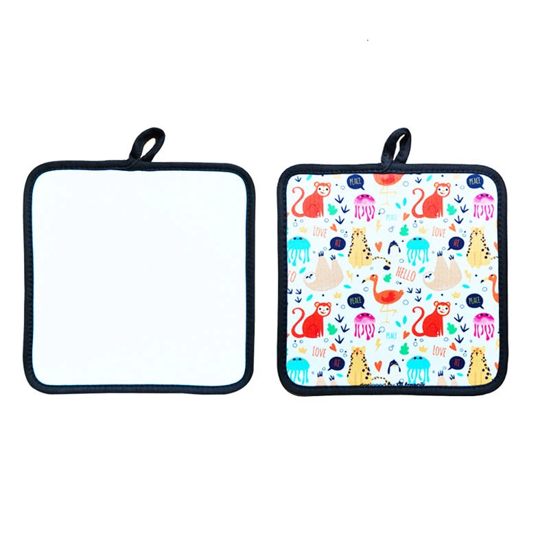 10pcs/Lot Neoprene Hot Pad Sublimation Blanks Hot Pad Heat Insulated Pad for Heat Press in Kitchen