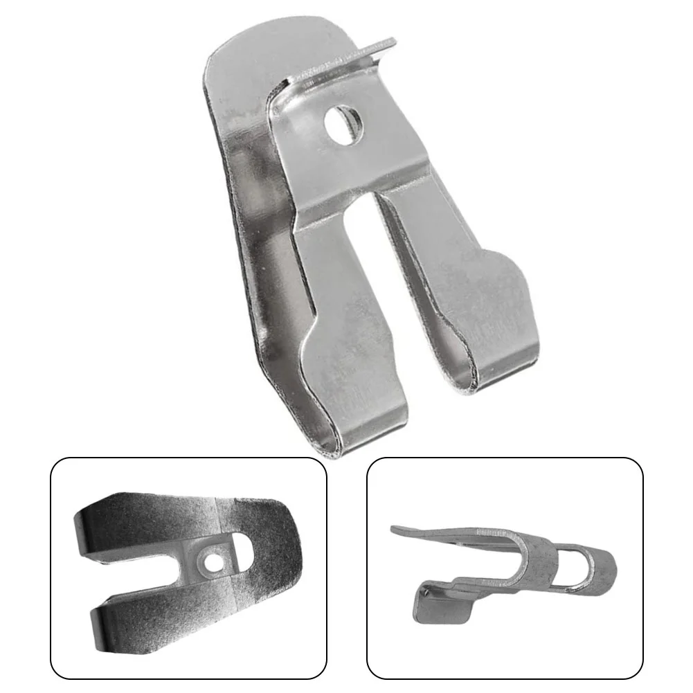 New Practical Belt Hooks Belt Clip Power Tools Silver Waist Buckle With Screw 1set 636181001 For 18 Volt Tools