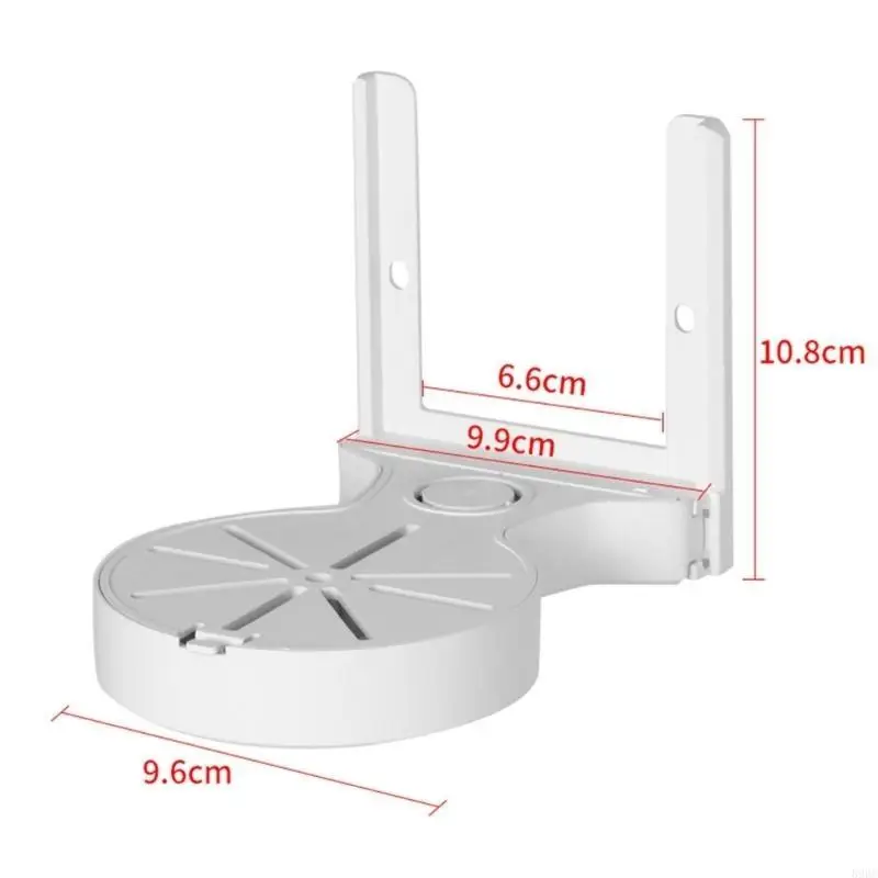 دعامة تثبيت على الحائط لكاميرا الأمان العالمية على شكل حرف L معزولة لتنظيم كابلات البناء من الكمبيوتر الشخصي، رف سهل التركيب #5