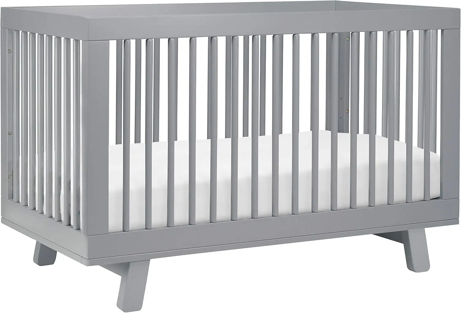 3-in-1 Convertible Baby Crib - Convertible Crib to Toddler Bed & Daybed - Wooden Baby Bed