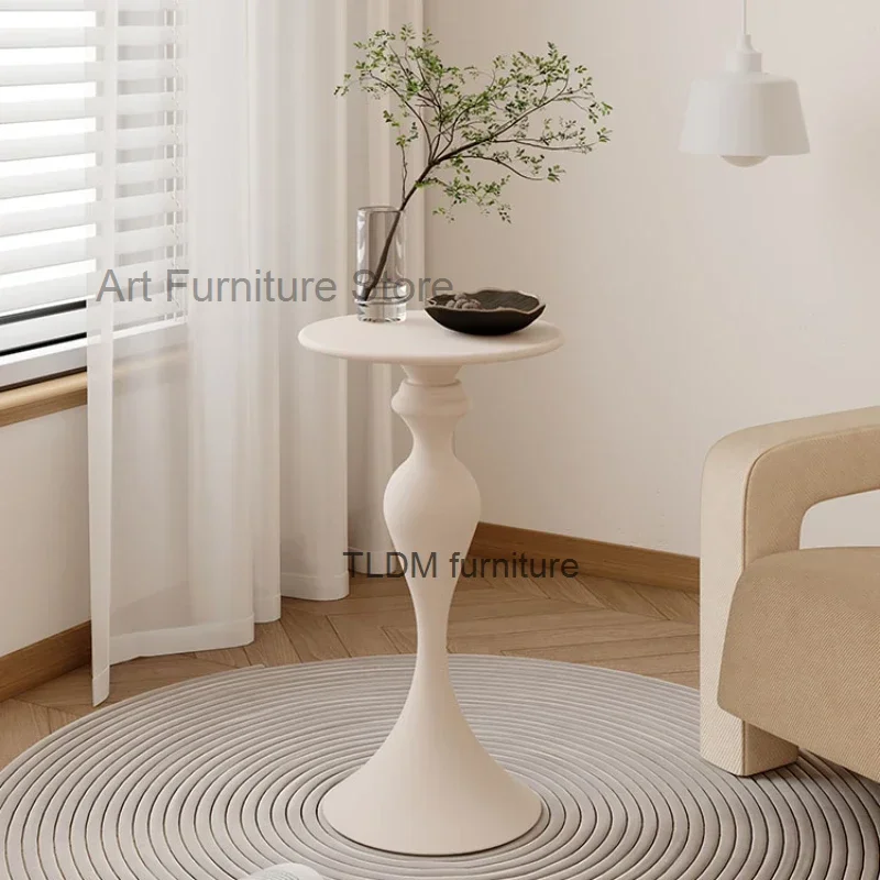 

Cream Style Sofa Coffee Tables Design Household Mini Mobile Minimalist Coffee Tables Apartment Muebles Bedroom Furniture WZ50CT