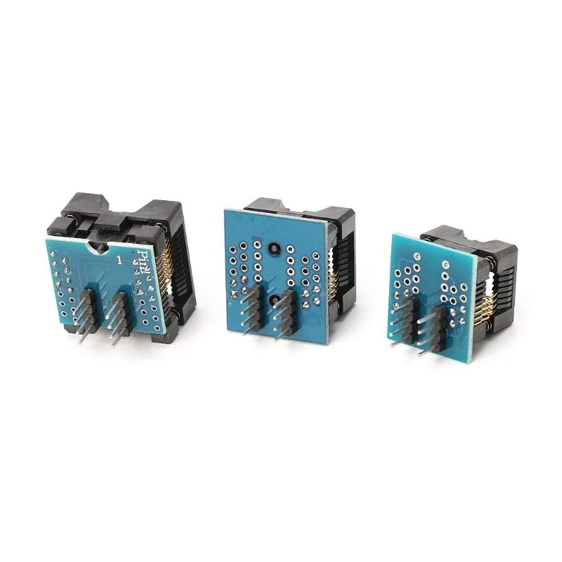 E28D 3PCS SOP16 to DIP8 Adapter+SOP8 Adapter IC Programmer Socket for EZP2010 EZP2013