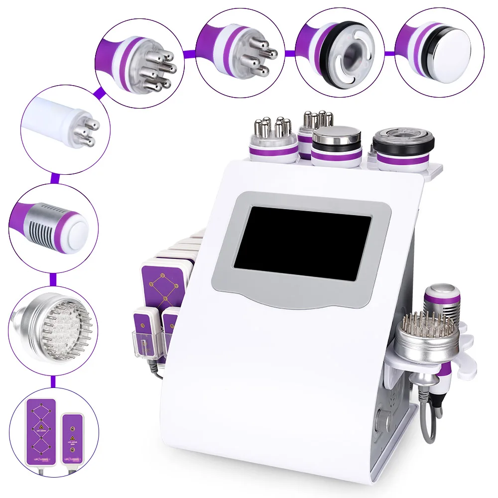 

9 IN 1 40K Unoisetion Cavitation RF Vacuum Photon&Micro Current Beauty Machine