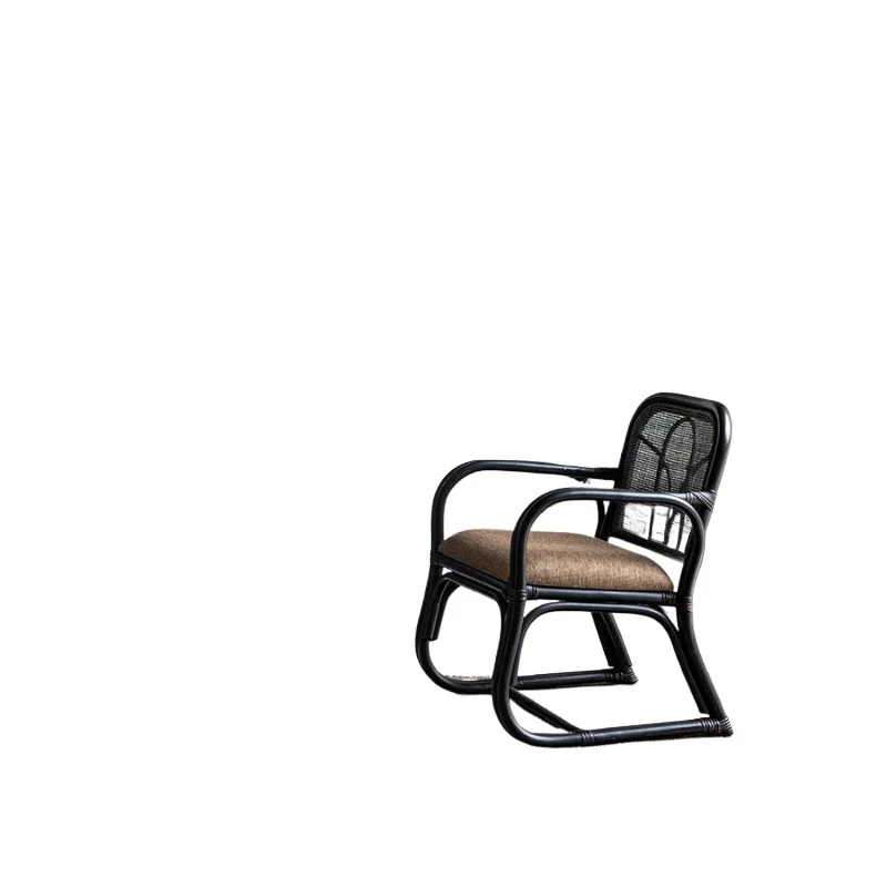 

South East Asia rattan art hand-woven rattan chair,living room, homestay retro table and chair three-piece set