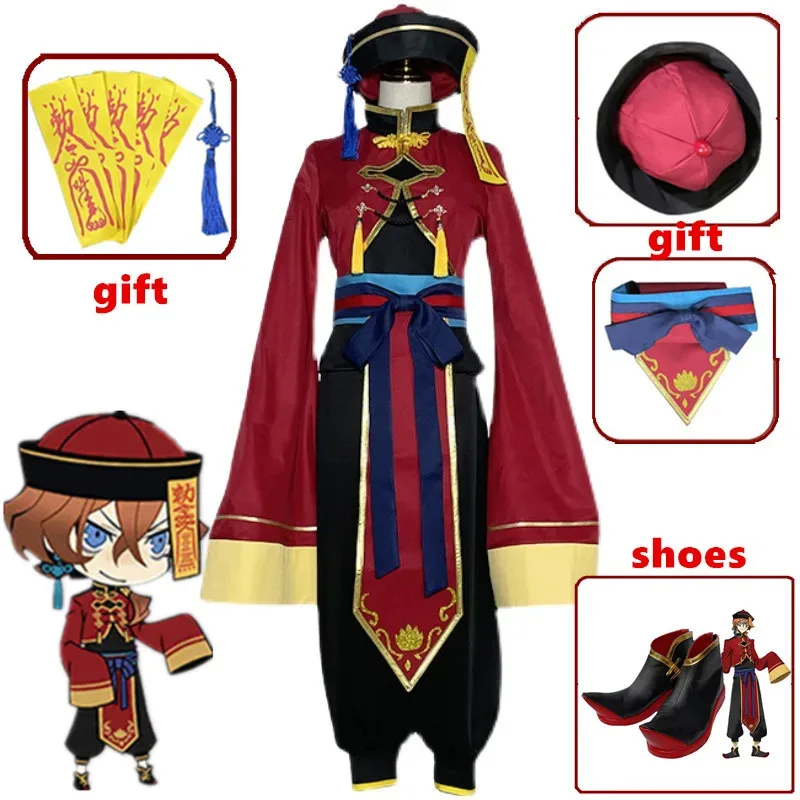 

sisi 2233Bungou stray dog youduyexing dazai osamu Nakahara Chuuya ghost zombie costume cosplay for Fancy Stage Performan