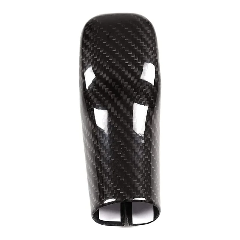 For Toyota Supra GR A90 A91 MK5 2019-2022 Dry Carbon Fiber Car Gear Shift Head Protective Back Cover ,Carbon Fiber Black