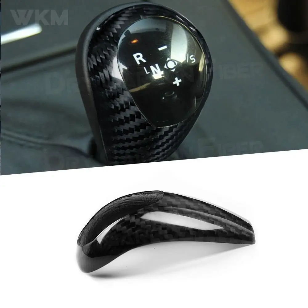 

Carbon Fiber for BMW 1 2 3 4 5 Series F20 F30 F31 F32 Stickers Car Gear Shift Knob Cover Sticker Interior Trim Accessories