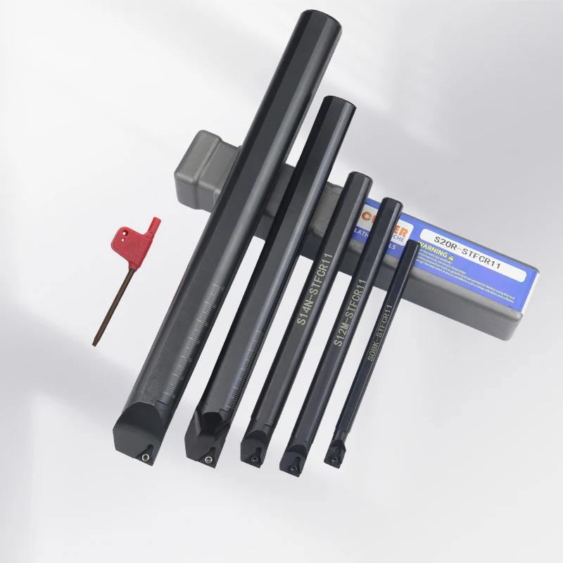 S08K/S10K/S12M/S14N/S16Q/S20R/S25S- STFCR/L 07/11/16 Screw Type Internal Turning Tool Lathe Turning Tool Cutter Bar CNC Cutting