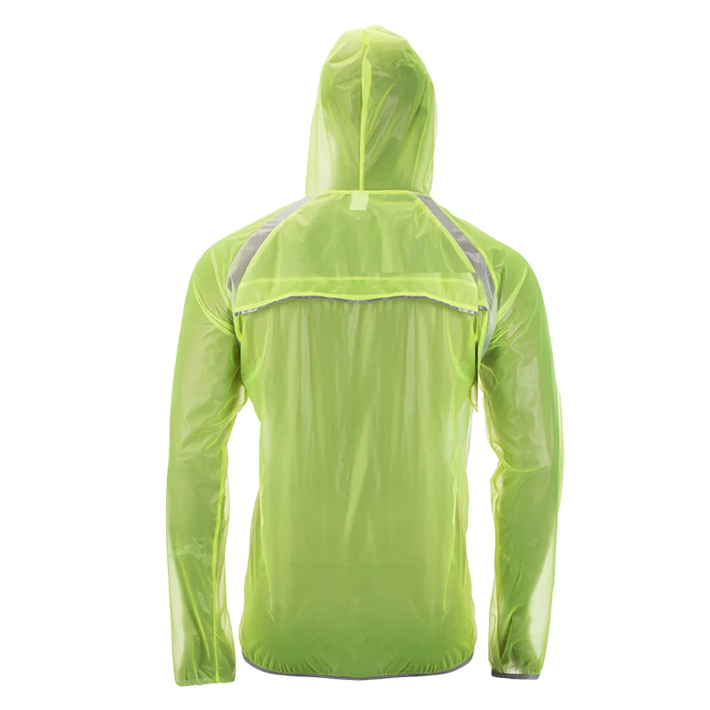 

1Pcs Cycling Raincoat Waterproof Breathable Lightweight Reflective Rain Poncho Outdoor Rainwear for Men Women 4xl