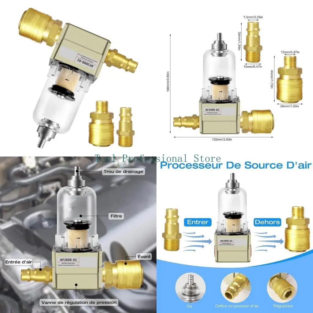 

57QF Полный комплект регулятора воздушного фильтра AF2000-02 Улучшенная долговечная пневматическая система