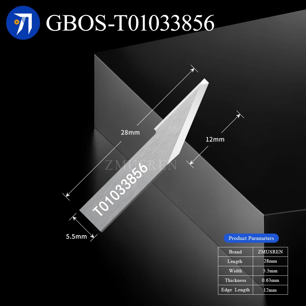 10 قطعة GBOS الاهتزاز سكين T01046251 46253L 40073R 39999 33856 صالح ATOM الرقمية القاطع الجلود شبكة النسيج إيفا شفرة القطع