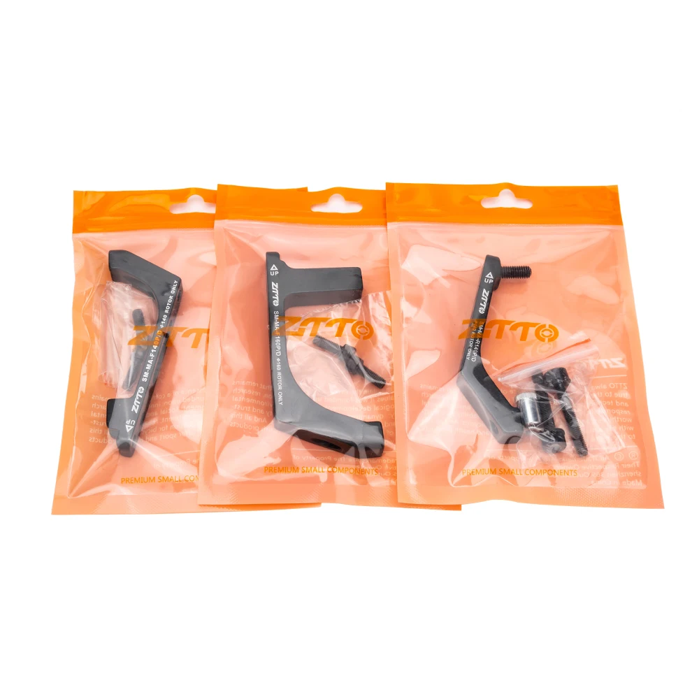 ZTTO MTB Rennrad Scheibenbremssattel für 140 160 mm Bremsscheibenadapter, flache Halterung zur Postmontage mit M5-Schrauben, Fahrradteile